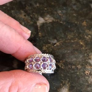 Anthony Nak Amethyst ring NWT